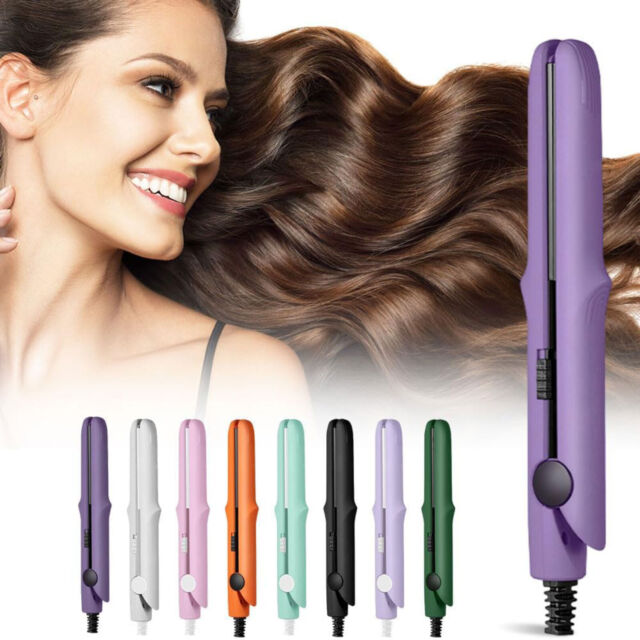 Mini Hair Straightener Clipboard Small Power Plug Curling Hair Straight