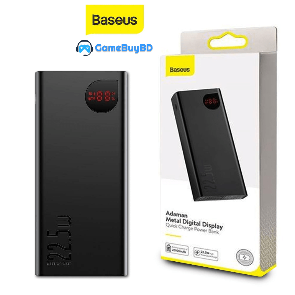 Baseus Adaman Metal Digital Display Quick Charge Power Bank 10000mAh 22.5W