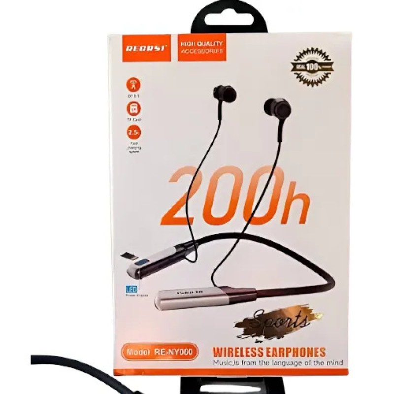 Recrsi RE-NY060 200 Hours Bluetooth Neckband